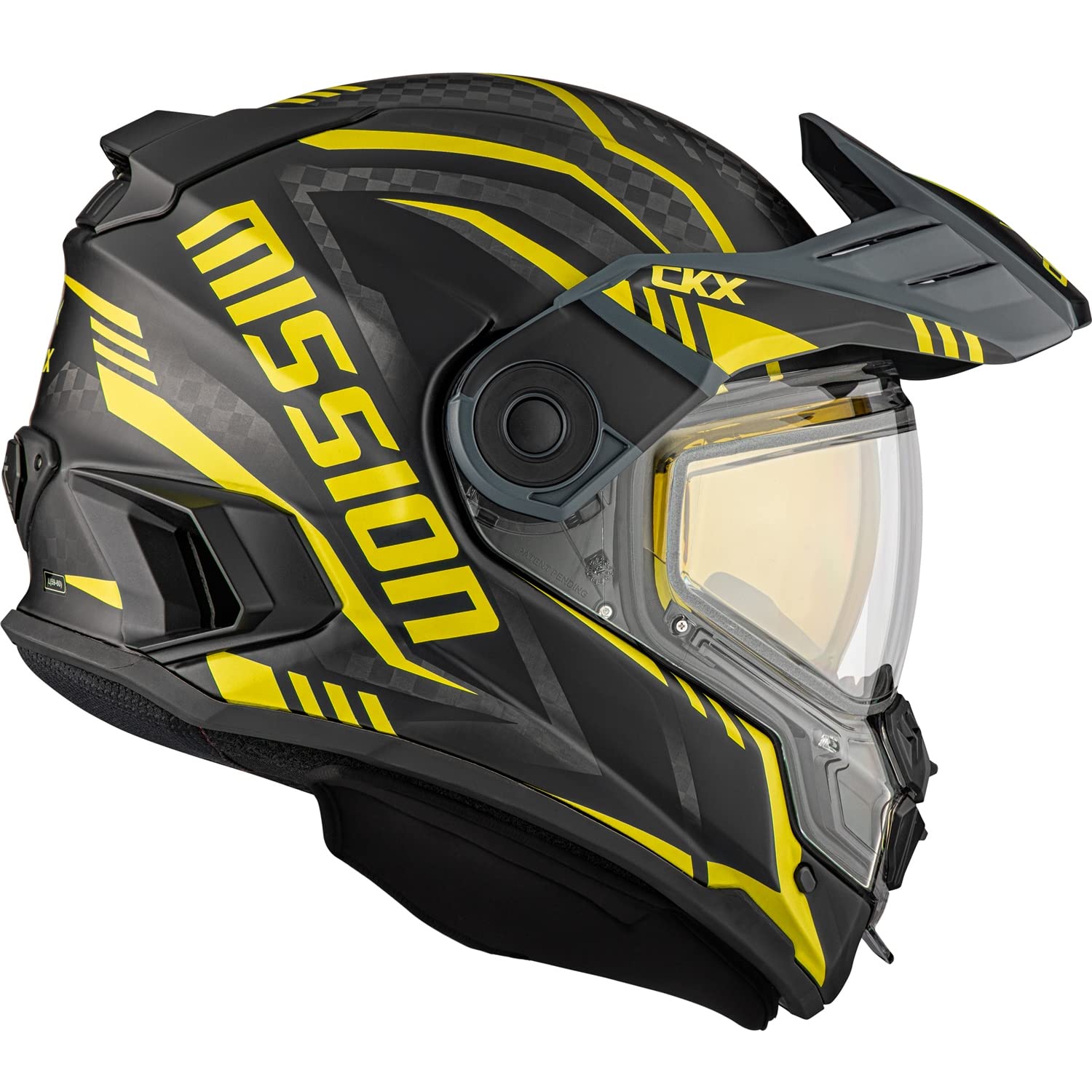Amazon.com: CKX Mission Full Face Helmet - Carbon Code Electric
