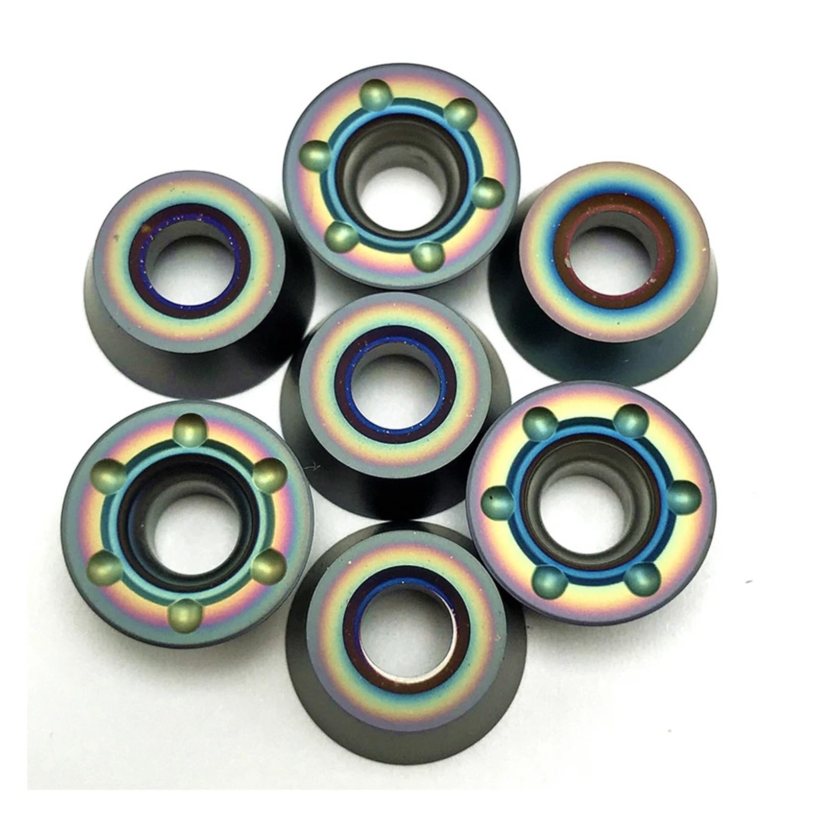 RDMT1204 Nano fraise indexable et outil de tournage avec revêtement bleu pour usinage CNC