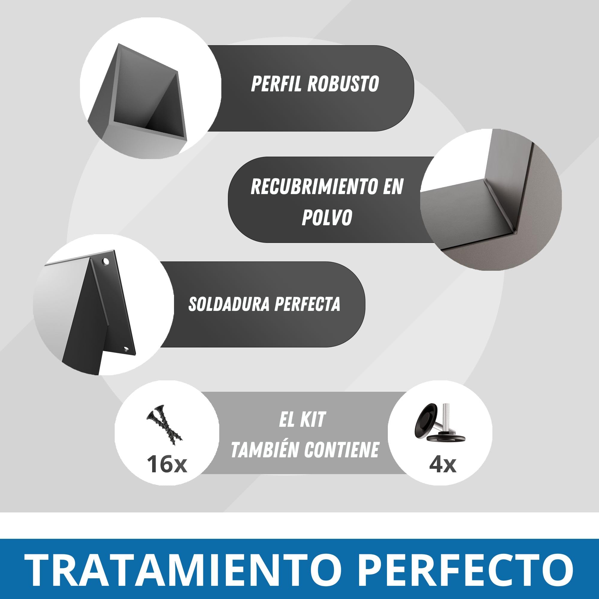Estructura de la Mesa Acero Forma de X Blanco Altura 72 cm Anchura 60 cm Patas de la Mesa Metal Regulables en Altura Pies de Banco Esquineros Correderas Fácil Montaje 2 Piezas