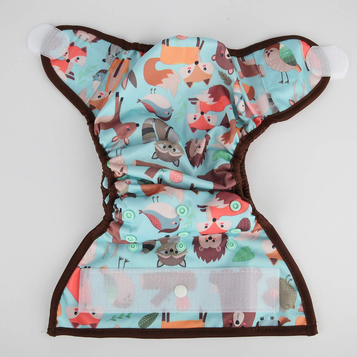 Housse de couche-culotte pour bébé avec crochet et anneau, double cheville de 3 kg à 15 kg, taille unique