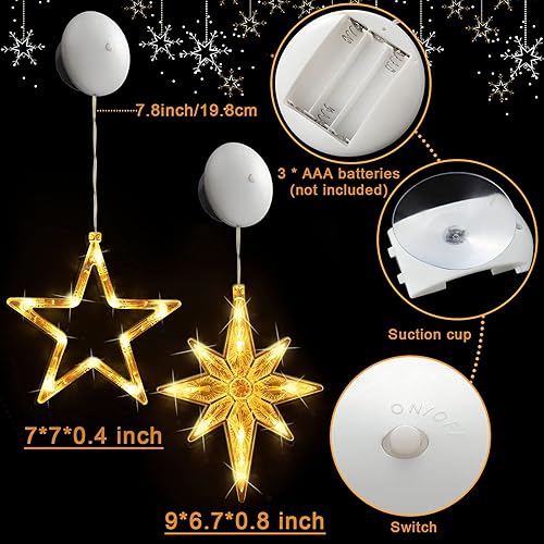 Miniatura 3 de Paquete de 3 luces de Navidad para decorar en interiores y exteriores, tira de luces para el hogar, dormitorio, bodas, fiestas, festividades y