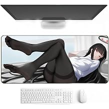Anime-Style Extended Mouse Pad, 27.5 x 11.8 in, Tsukatsuki Rio-15