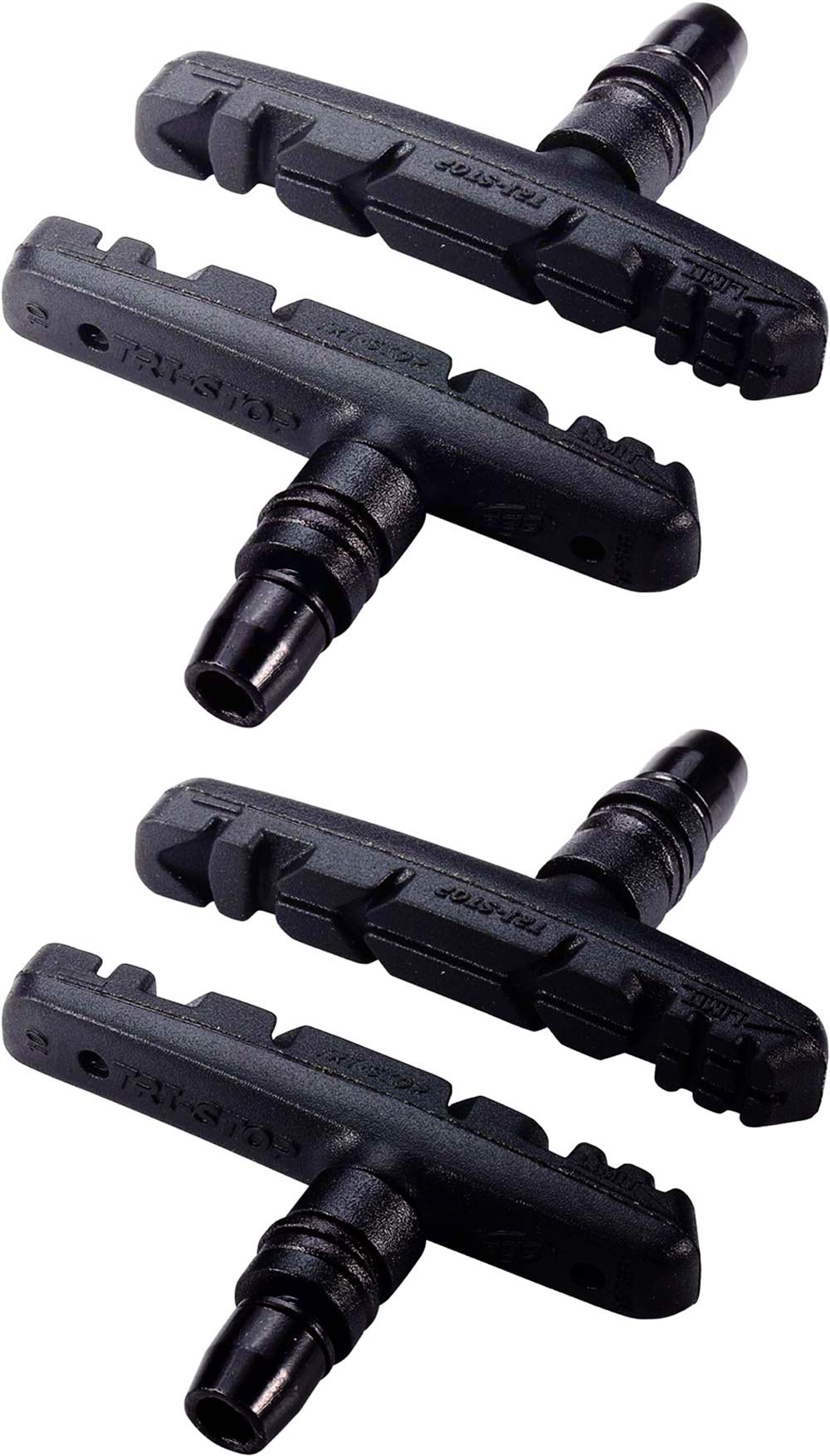 Solid Black Bbb Bbs-16 - Tristop V-Brake Pads - Pairs Size 2