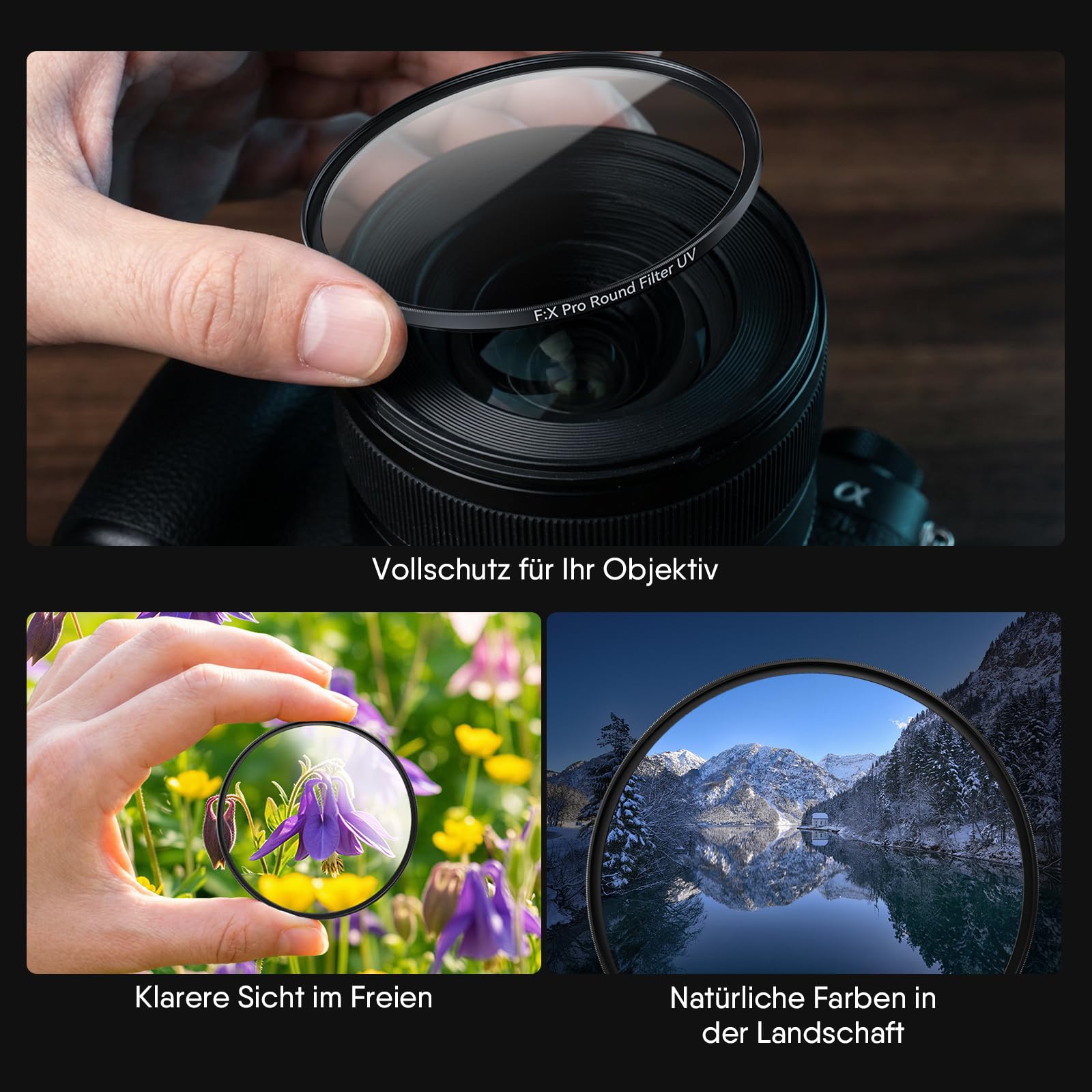 Rollei F:X Pro Rundfilter UV-Filter 52 mm Schutzfilter Ultraviolett Filter – Bild 8