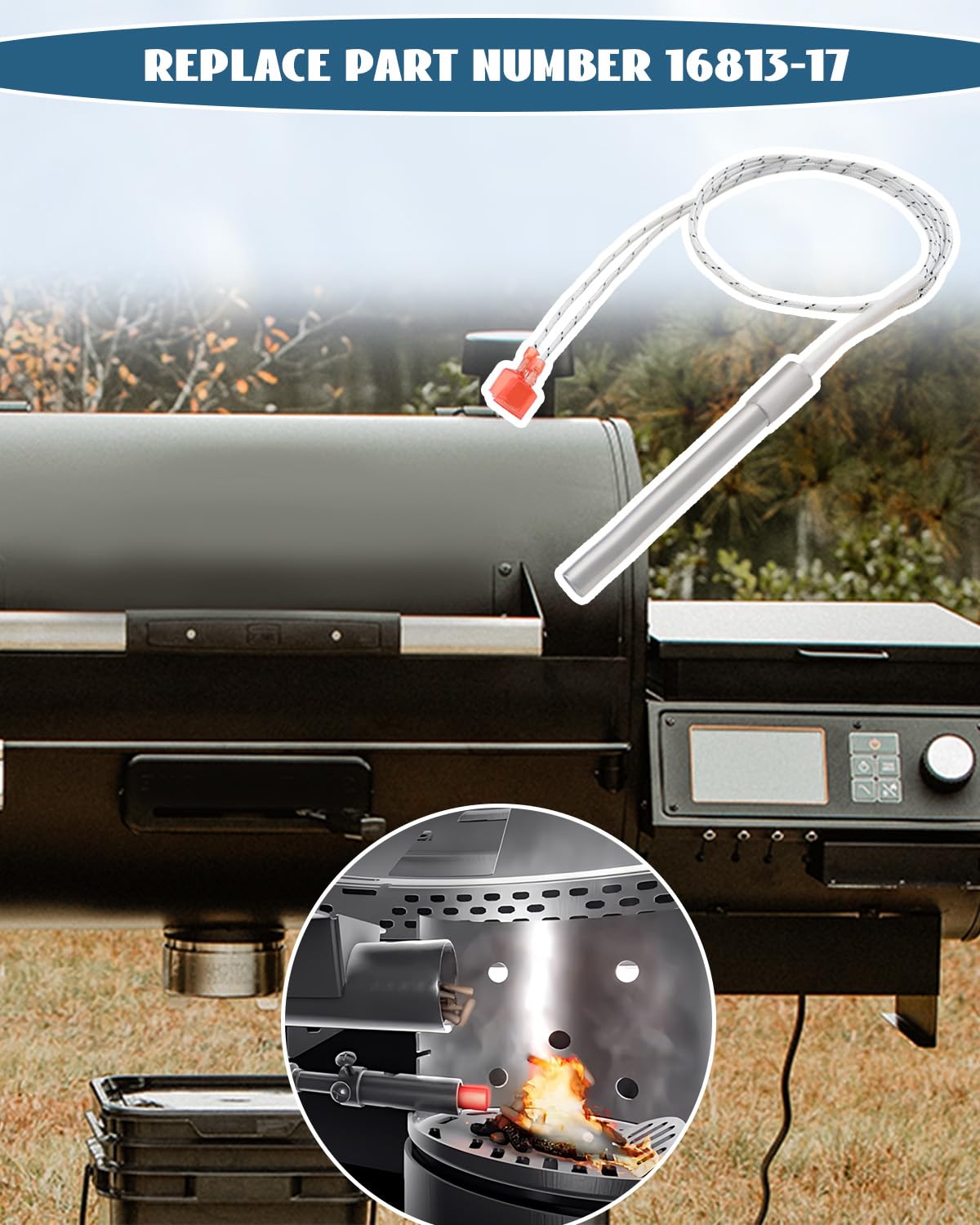 Amazon.com : SZRKRLA Pellet Stove Igniter Ignitor 200 W Fit for