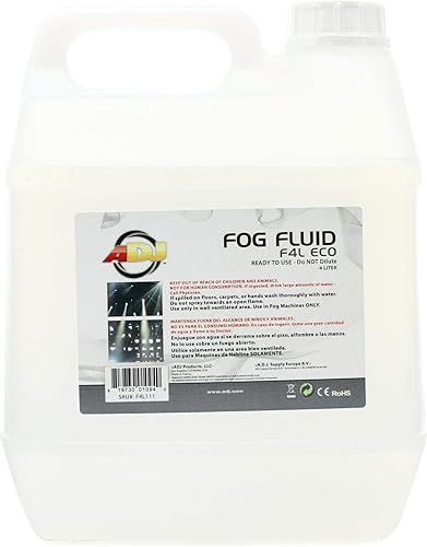 ADJ F4L ECO Water-based Fog Fluid - 1 Gallon 4 Liters 5-pack Bundle