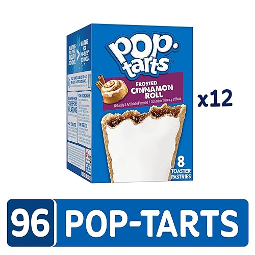 Miniatura 76 de Pop-Tarts, Pasteles tostadoras de desayuno, frambuesa esmerilada, horneadas con orgullo en los Estados Unidos, 96