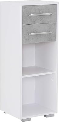 SONGMICS Gabinete de Archivos Móvil, con 3 Cajones, Cierre, para