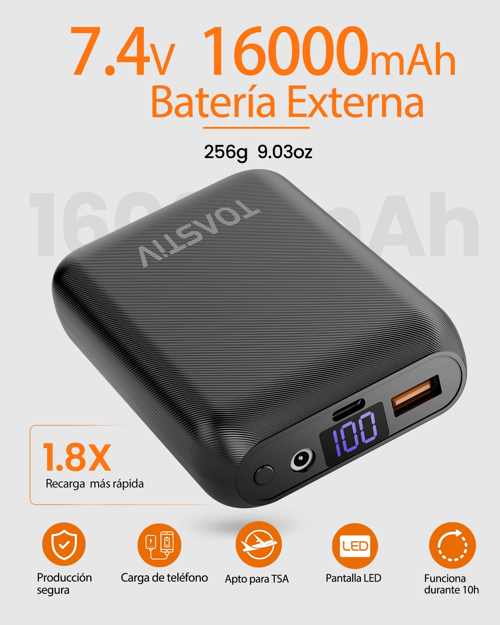 Chaleco Calefactable Mujer con bateria de 16000mAh, Chaleco Calefactable con 8 Zonas de Calefacción y 3 Niveles de Temperatura Ajustables, Chaleco Termico Eléctrico Lavable para al Aire Libre