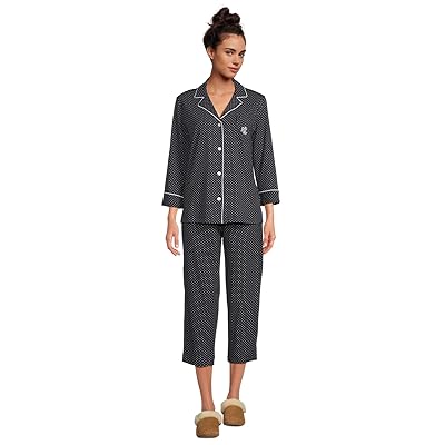 Lauren Ralph Lauren Essentials Bingham Knits Capri PJ Set Women