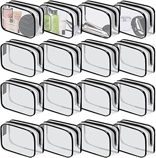 16 bolsas de cosméticos transparentes de PVC,...