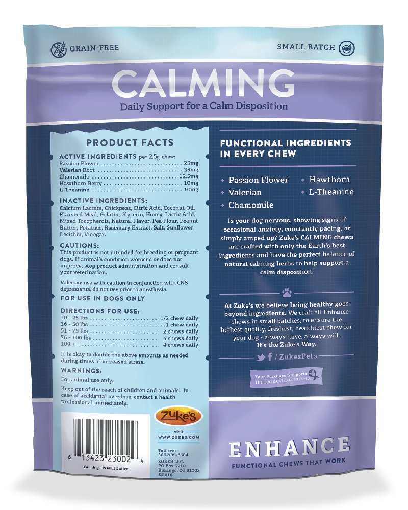 zukes calming chews