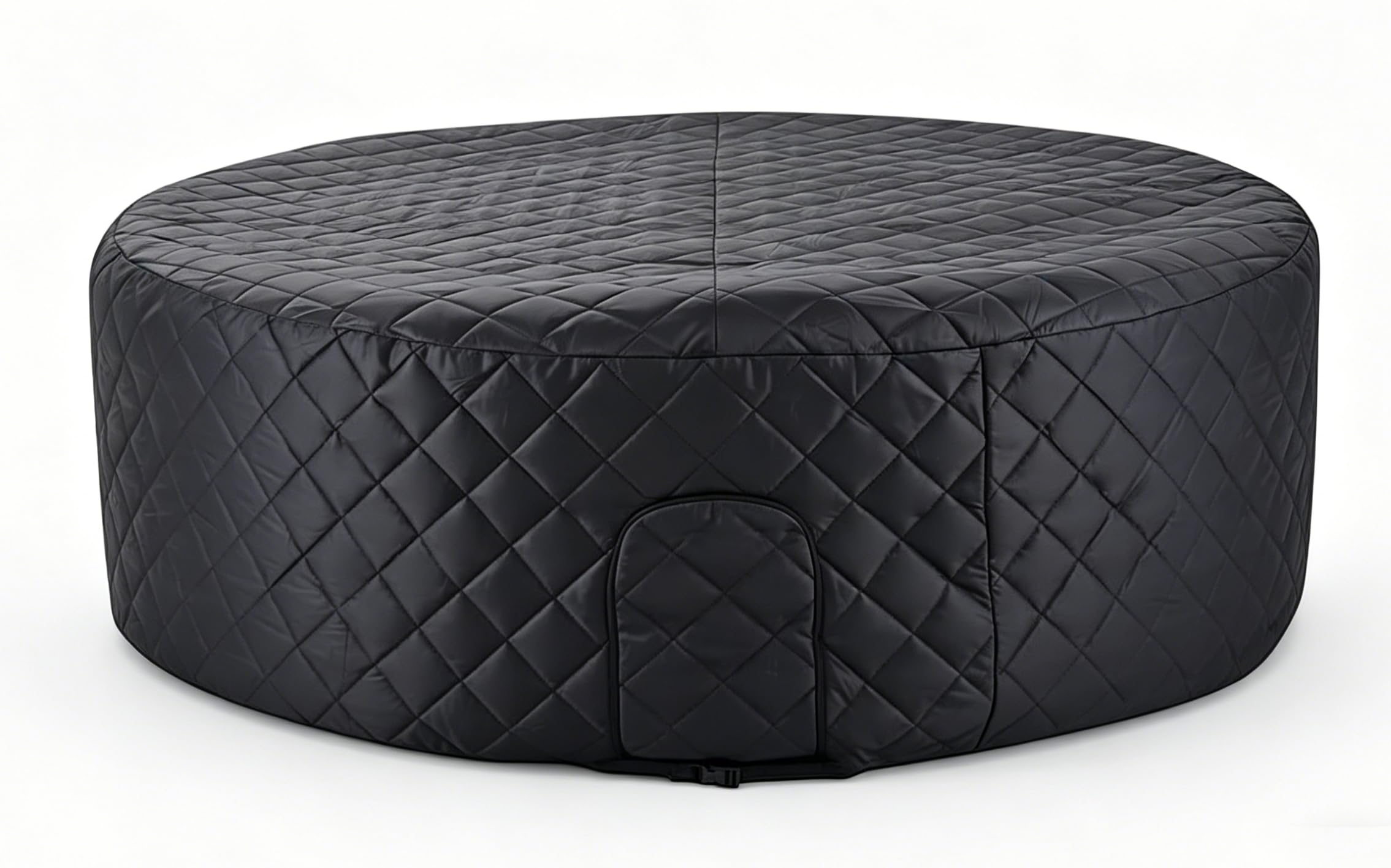 Thermal Insulated Hot Tub Cover-180cm x70cm Universal Round Thermal Hot Tub Cover, Insulated Inflatable Hot Tub Thermal Cover with Zipper Door, Waterproof Hot Tub Spa Protector for All Hot Tubs