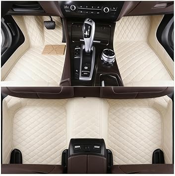 Car Mats for BMW iX,2022-2023,Waterproof, Stylish and Eco-Friendly, High Temperature Resistant, UV Resistant, Easy to Install and Clean, Made of Leather