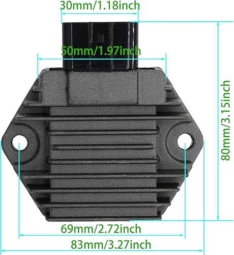 Miniatura 3 de Regulador de voltaje rectificador, relé solenoide de arranque y bobina de encendido para Honda 350 TRX350FE TRX350FM TRX350TE TRX350TM TRX450