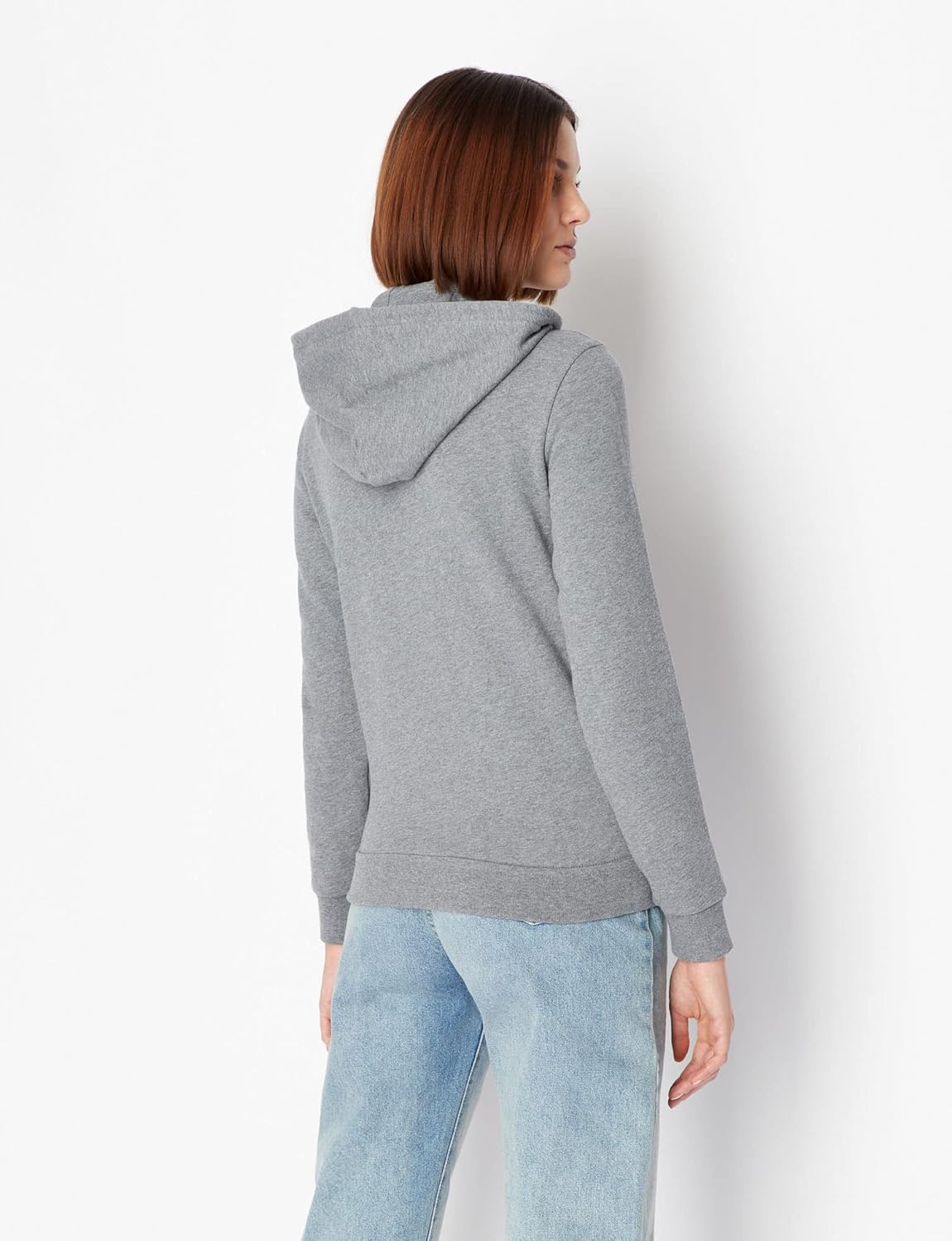 Armani Exchange womens Icon Logo Zip-up Hoodie Sweatshirt - Image 2