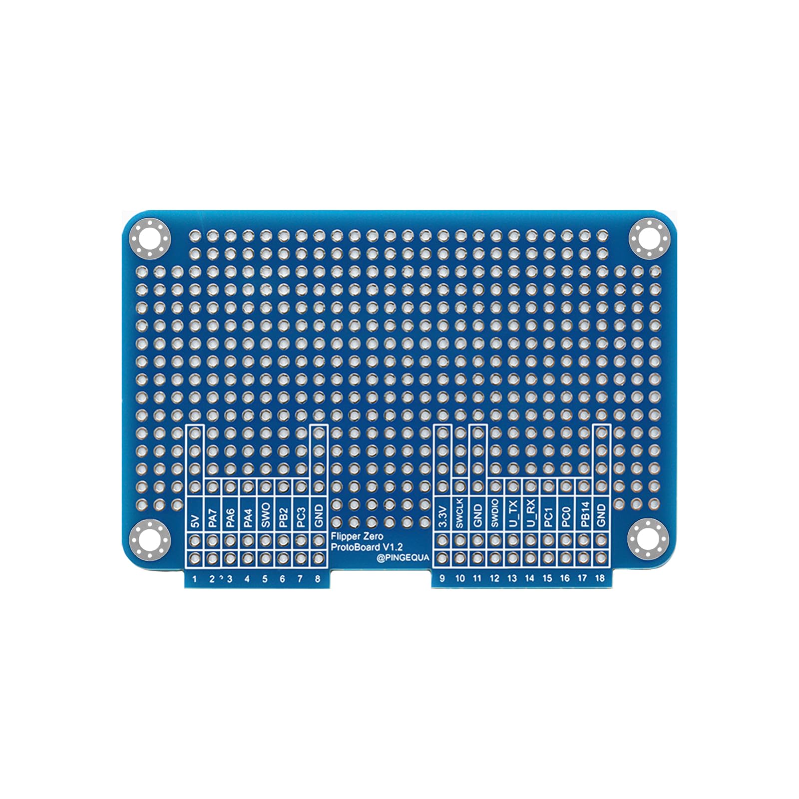 Flipper Zero Prototyping Board Kit - Set di espansione basetta basetta con 1 grande e 2 piccole schede, include pin intestazione GPIO abbinati e cavi jumper - Sviluppo hardware fai da te per Flipper