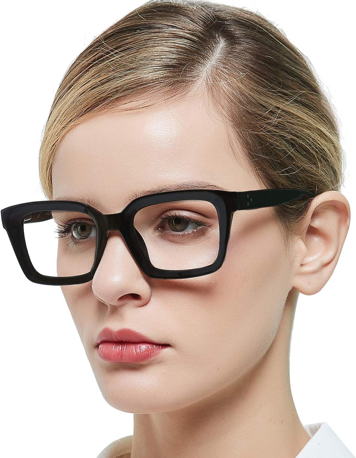 Computer Reading Glasses Women Screen Readers 0 1 1.5 2 to 6, C-black, 2.50