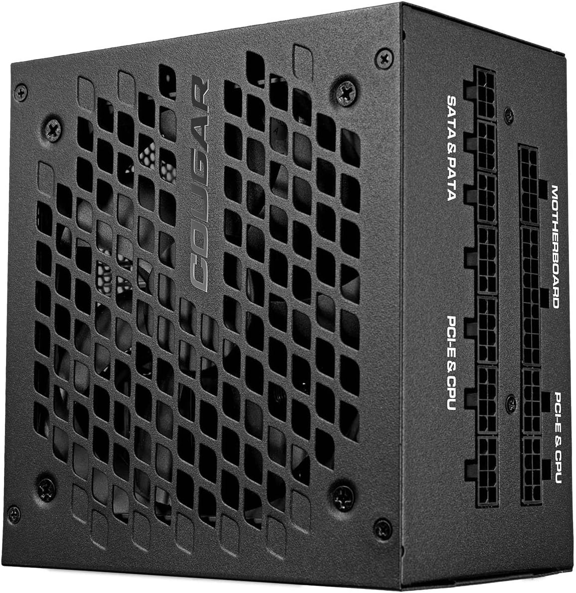 COUGAR Gaming GEX1000, ATX3.0 Power Supply, 140mm in Length, 80Plus Gold Certificate, 100% Refined Japanese Capacitors, Zero Noise, Durable HDB Fan