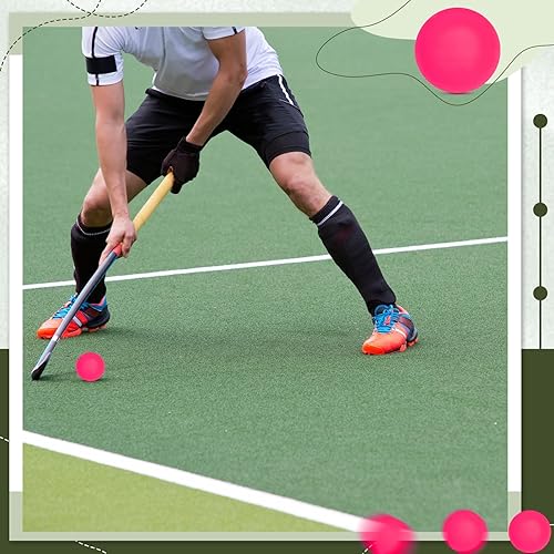 Miniatura 6 de Liliful Bolas de hockey callejero a granel, juego de hockey sobre césped, bolas de rodillo, bolas de hockey de PVC de calidad, diseño de rebote