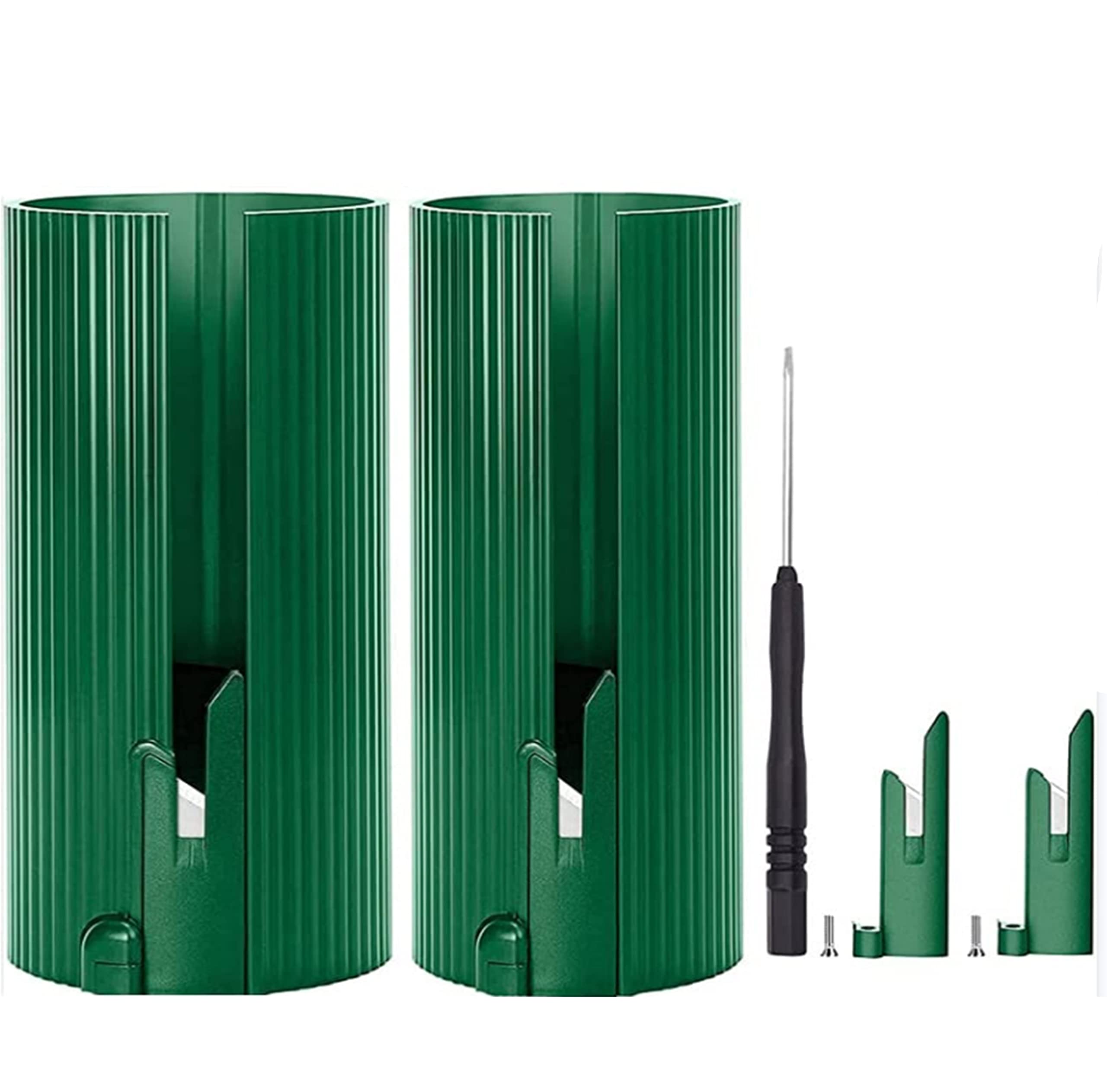 DqsWko Wrapping paper cutter, replaceable blades, Birthday and Christmas Wrapping paper cutter, Portable Rolling wrapping paper cutter (2PCS)