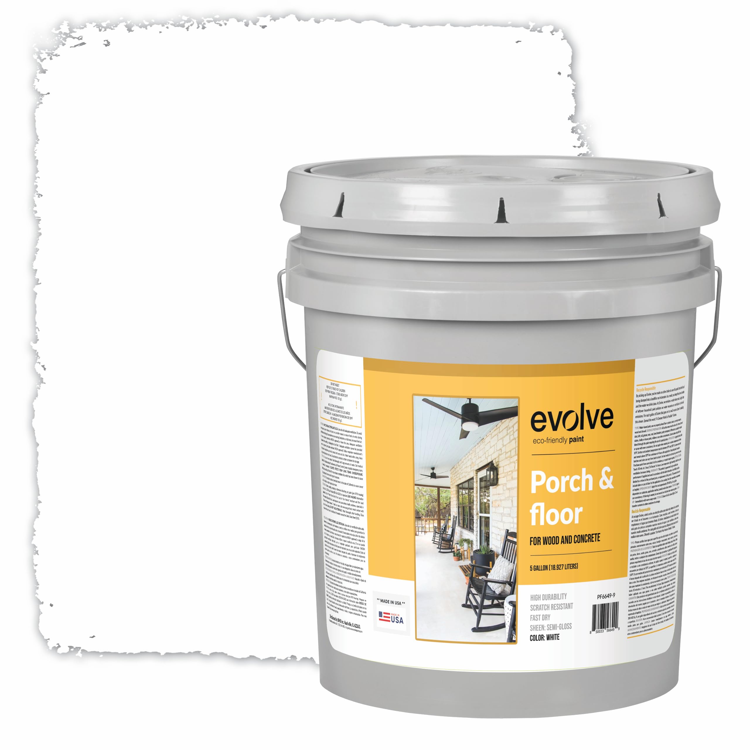 EVOLVE Porch & Floor (White, 5 Gal)