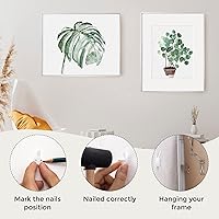 Vista 355 de Fun Memories Portarretratos de metal de 16 x 20 pulgadas con paspartú de 11 x 14 pulgadas, acabado de aluminio cepillado, parte delantera de vidrio