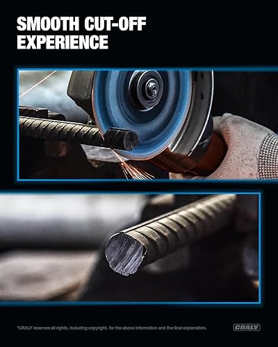 Miniatura 5 de CRALY Ruedas de corte de 6 pulgadas para cortar metal y acero inoxidable, disco de corte de metal ultrafino de grado profesional para amoladora