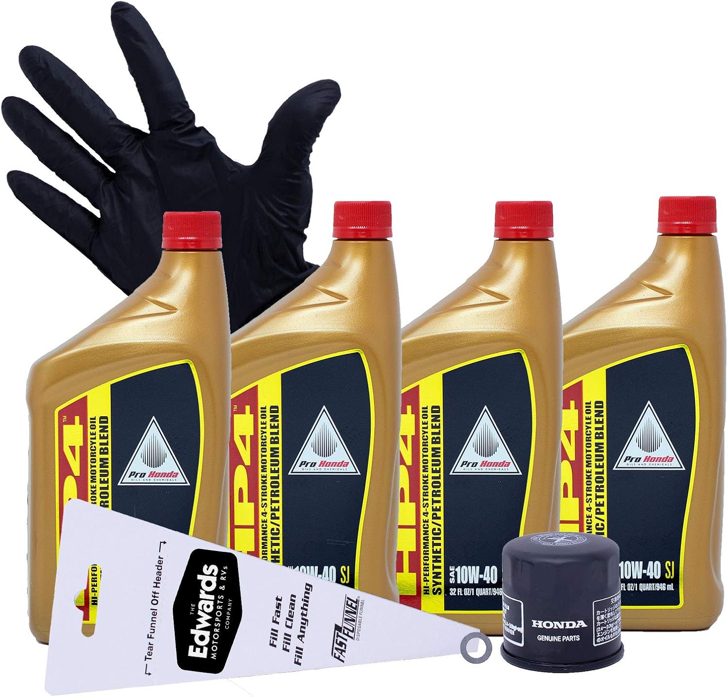 Edwards Oil Change Kit fits 2001-2005 Honda Gold Wing GL1800A (Semi Synthetic Blend)