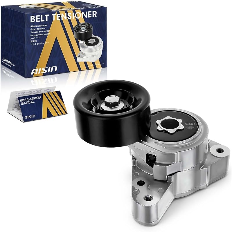 Tensor da correia de acessórios AISIN com polia BTH-00006 para Honda e Acura – 1 unidade