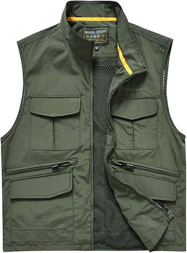 sleeveless work jacket