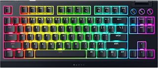 Razer BlackWidow V4 TKL Wireless Gaming Keyboard with Hot-Swappable Orange Switches