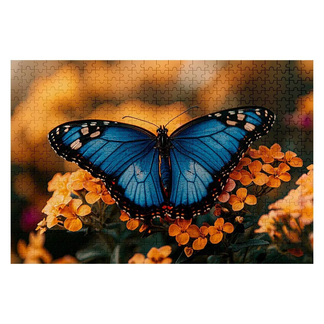 Puzzle 6000 Piezas Adultos Mariposa Puzzle para Adultos Flor Rompecabezas Juguetes Educativos Regalos Originales para Mujer Rompecabezas Entretenimiento Creativo Divertido Familia Juego 179x105cm D-33