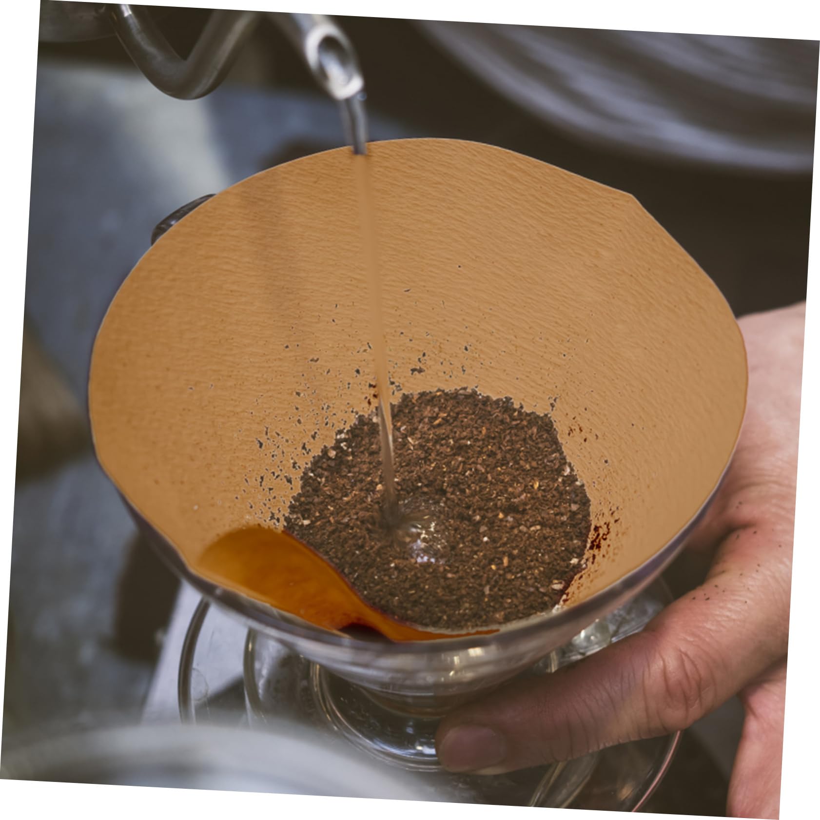 Filtros de Café Cónicos Desechables 200 Piezas, Pulpa de Madera