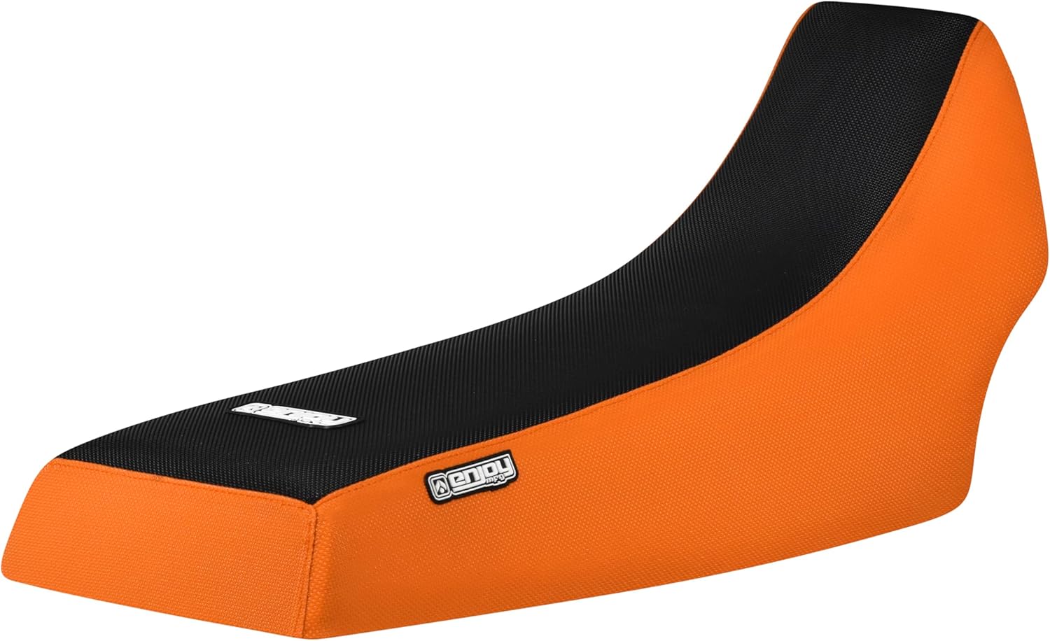 Enjoy Mfg Seat Cover - Compatible with Yamaha 1987-2006 Banshee ATV - Black top Standard - #112 (Bright Red Sides/Black top Standard)