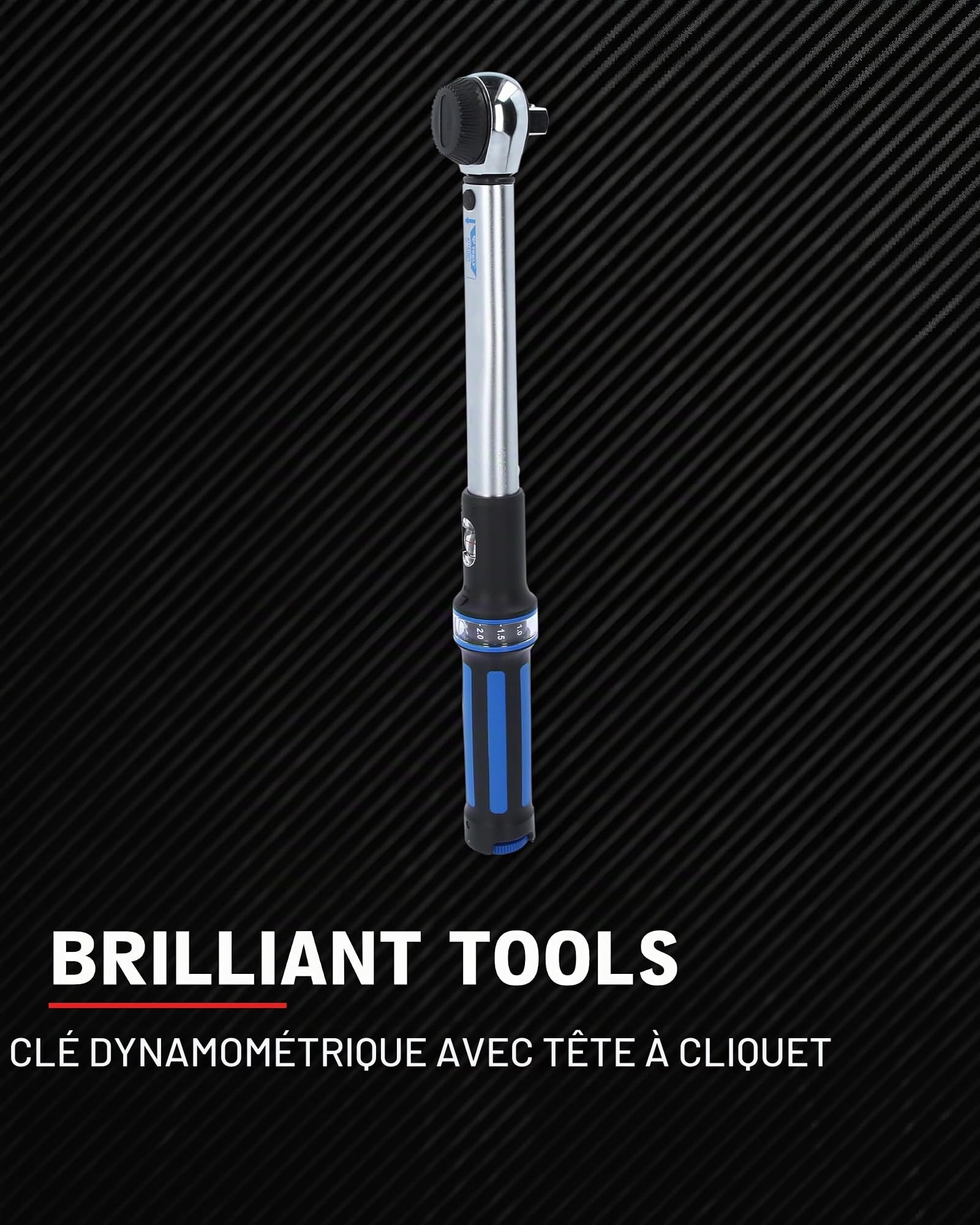 BRILLIANT TOOLS BT141904 1/2" Clés dynamométriques ®, 10 - 100 Nm [Powered by KS TOOLS]