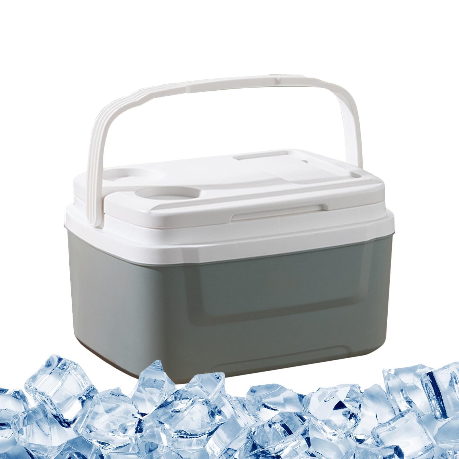 Portatile per campeggio, termico, portatile, 8 l, con isolamento, per auto, impermeabile, di grande capacità, per bevande e alimenti