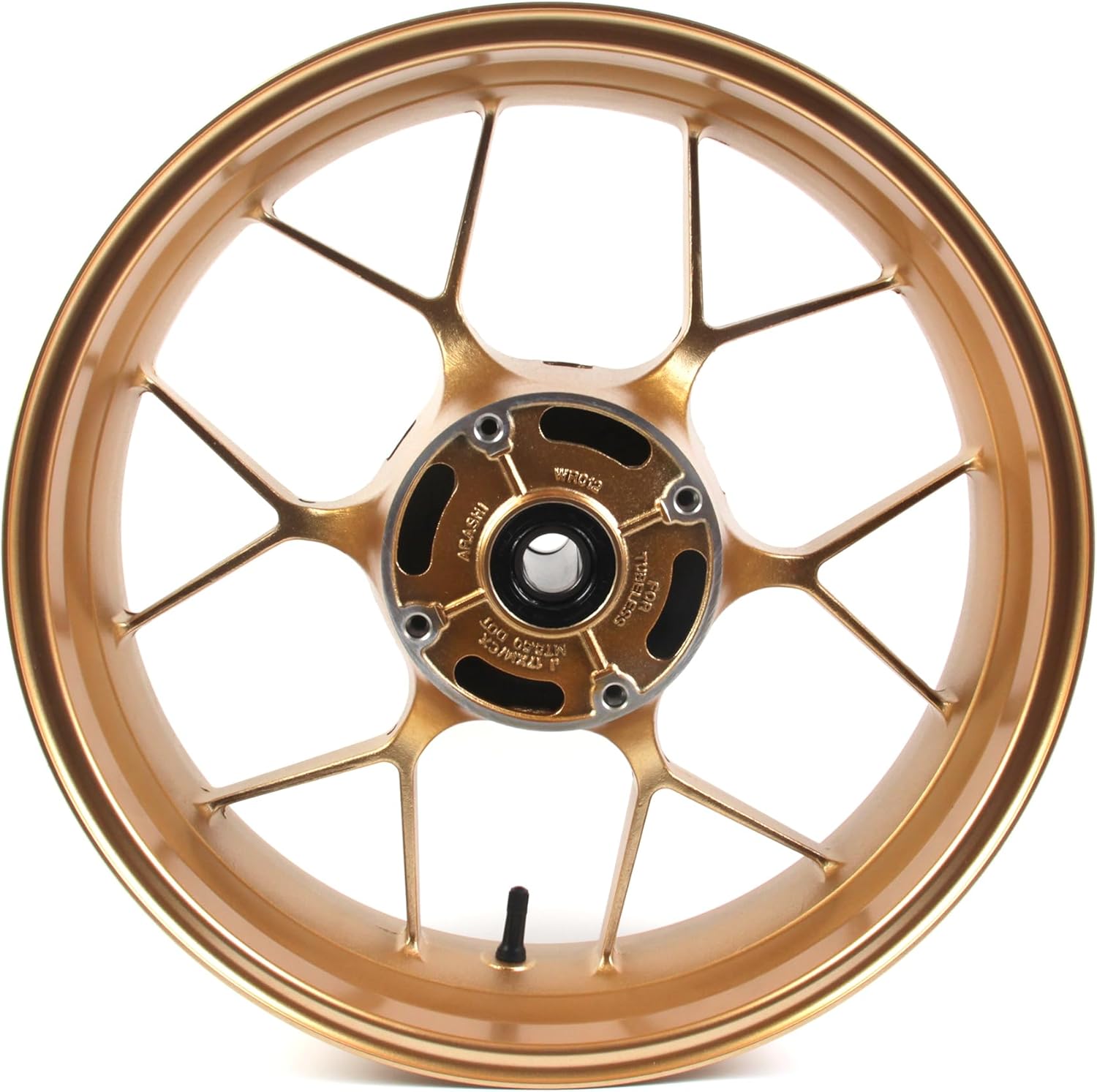 Arashi Rear Wheel Rim for Honda CBR600RR 2007-2022, Motorcycle Replacement Accessories Parts Gold
