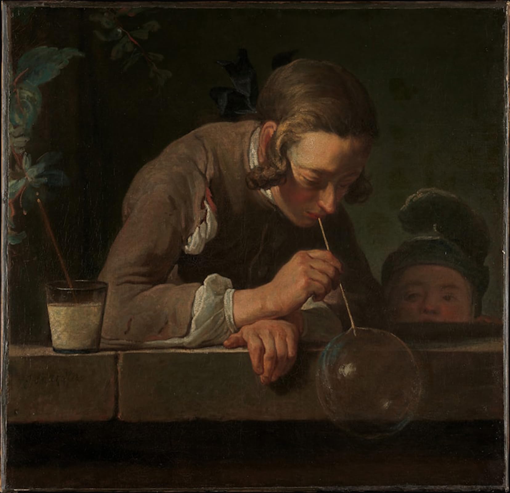 POSTERIIk Famous Modern Artwork Art Mural the Soap Bubble by Jean-baptiste-simeon Chardin Oil Paintings Pictures for Home Decor 60x90cm