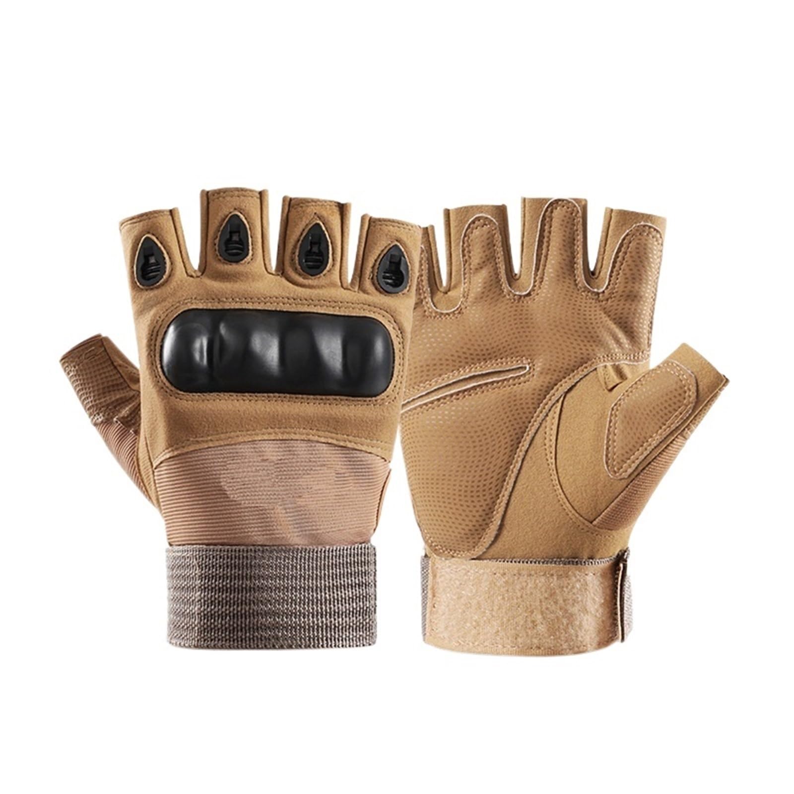 Herren Halbfinger Fahrradhandschuhe Rutschfest Outdoor Wandern Fitness Handschuhe