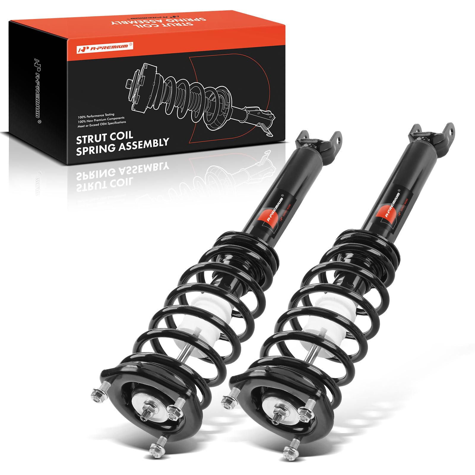【あーる】速達 Amazon.com: A-Premium Front Pair (2) Complete Strut & Coil