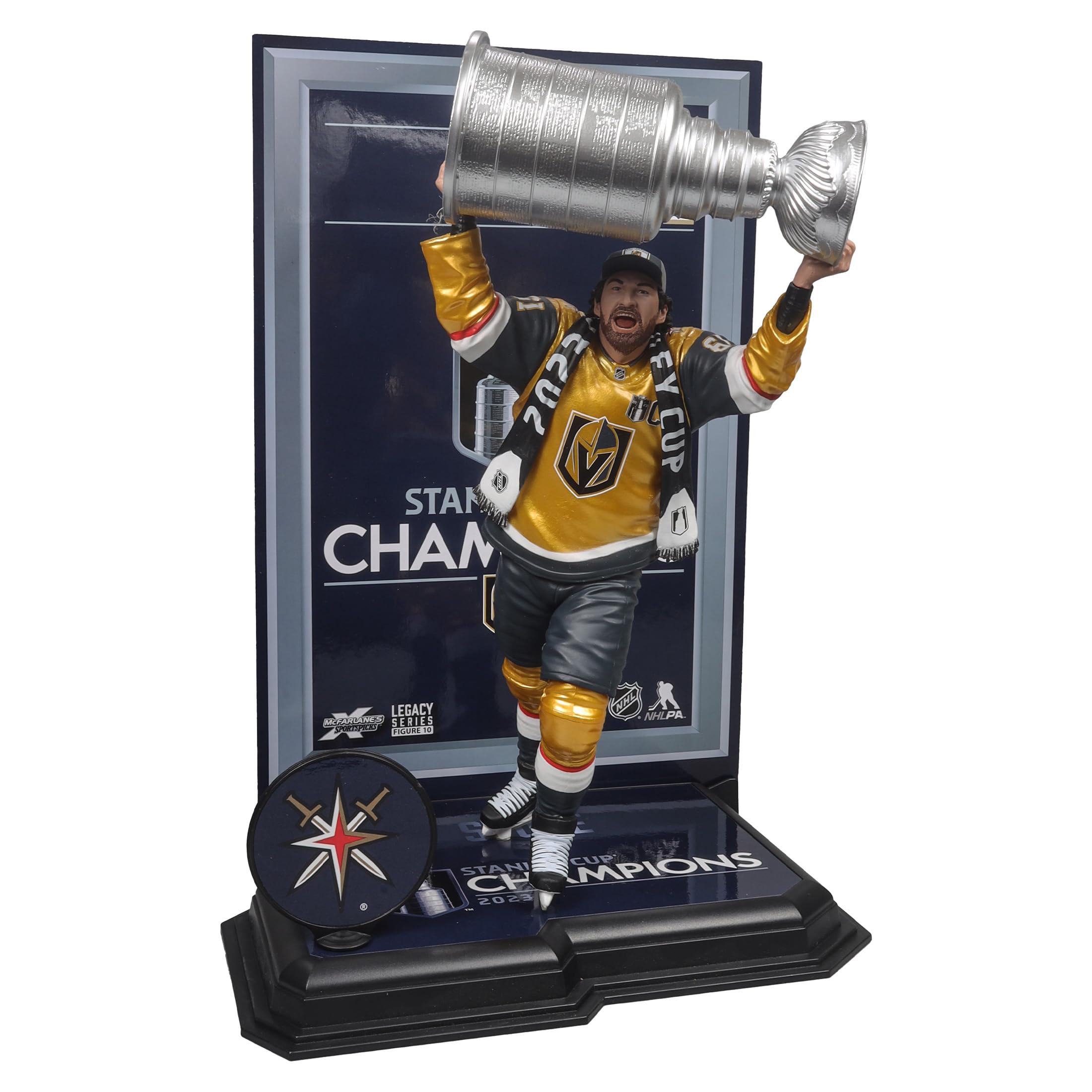 McFarlane Toys - Mark Stone w/Stanely Cup (Vegas Golden Knights) NHL 7in Posed Figure McFarlane's SportsPicks