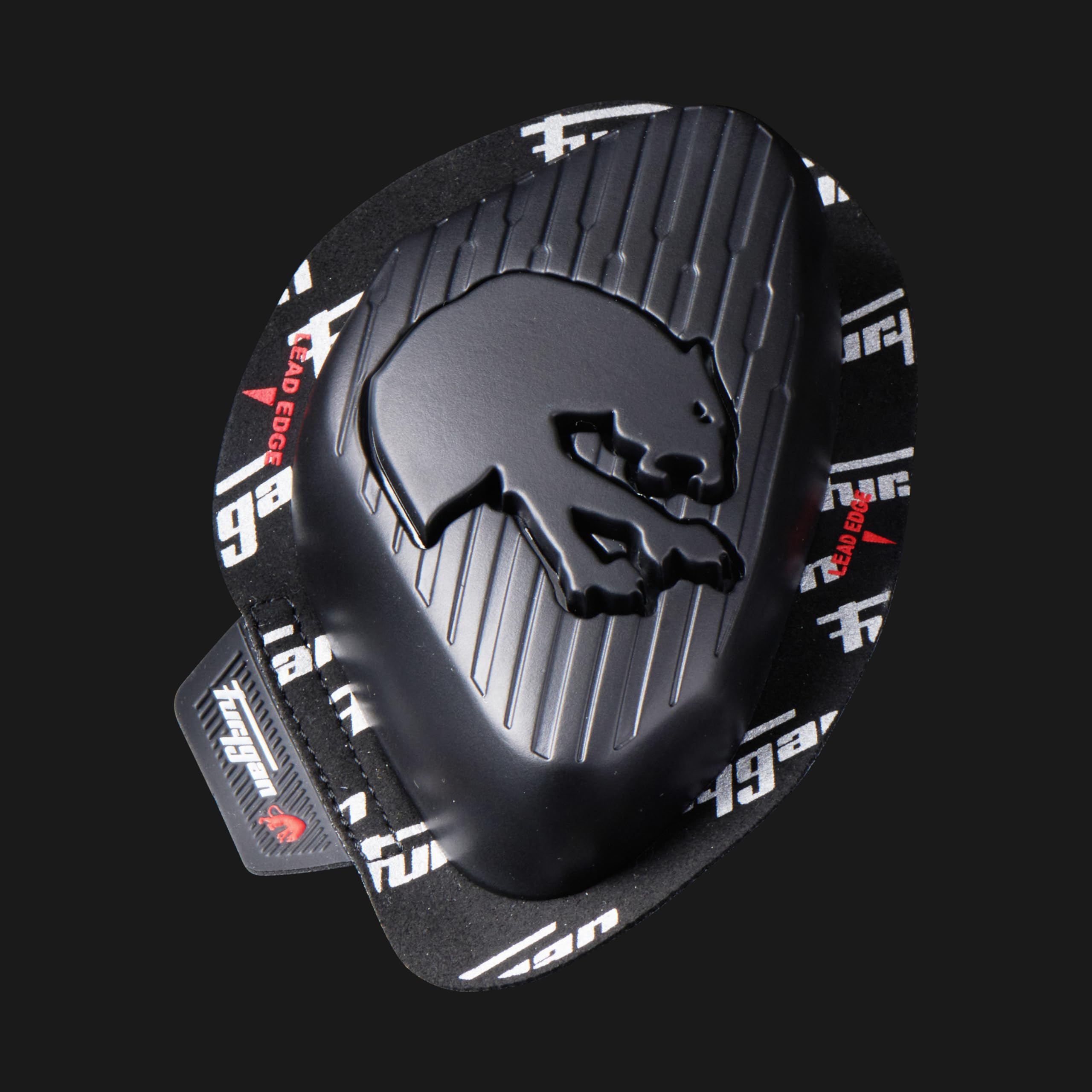 Furygan Knie Sliders-Rodillera para Moto Pista de Carreras, Ligeros, Resistentes, competición MotoGP Moto3, Color Blanco, Rojo y Negro, Unisex Adulto