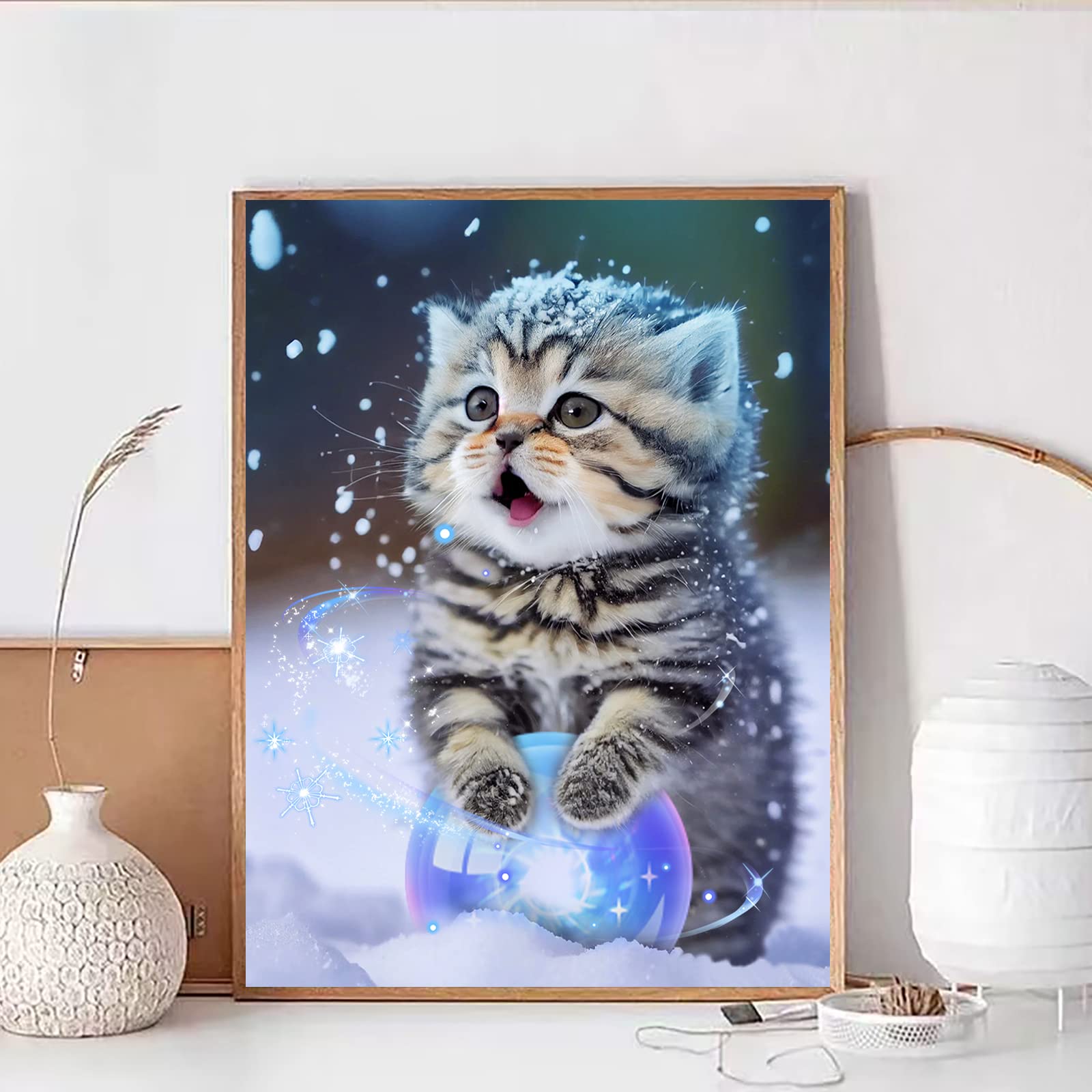 Kit per pittura di diamanti 5D fatta in casa: Testa di lupo nella
