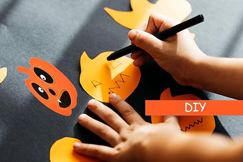 Miniatura 8 de 32 piezas de calabaza de espuma de Halloween y calcomanías de calabaza para Halloween, niños, manualidades, fiesta, dulce o truco, decoraciones de