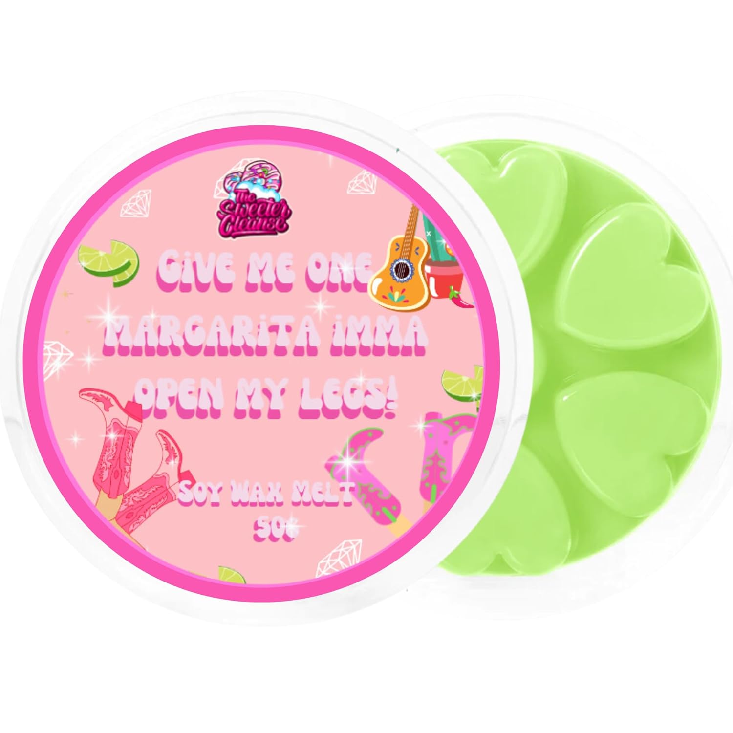 Margarita Scented Melt Maximum Scent Wax Cubes/Melts 1 Pack 2 Ounces