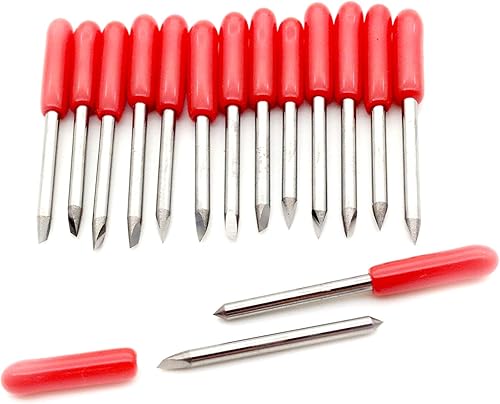 WL-45 15pcs 45 cuchillas rojas del trazador del corte para el cortador del trazador de Mimaki