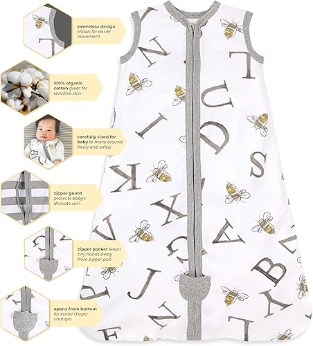 Miniatura 3 de Burt's Bees Beekeeper - Manta unisex para bebé, de algodón 100% orgánico para usar