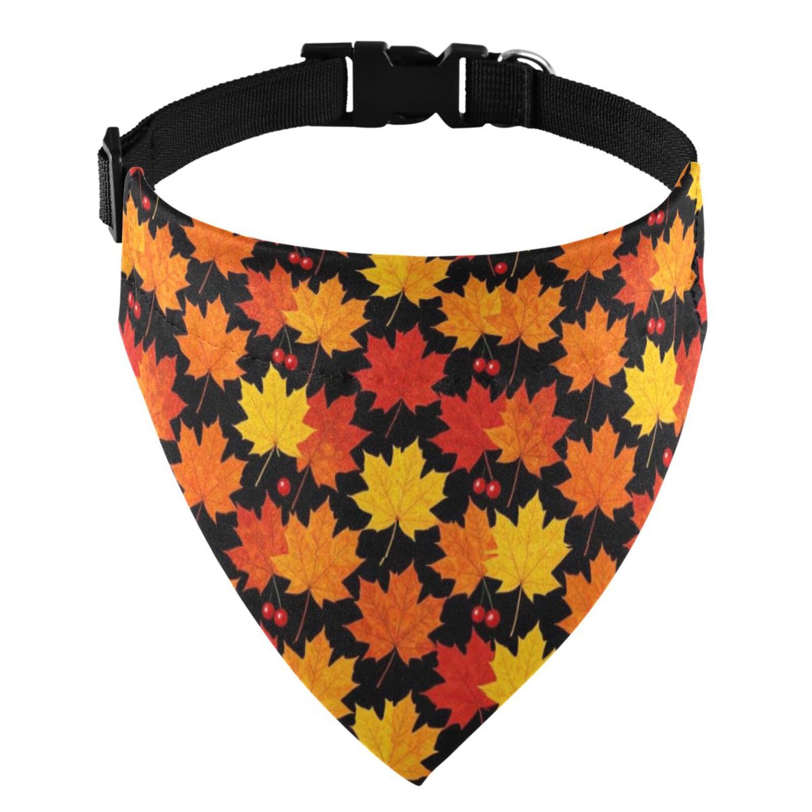 Collier doux pour grand chien 33-53cm motif floral tenue d'été
