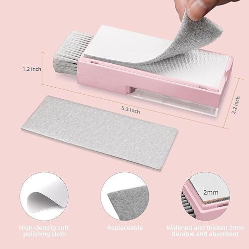 Miniatura 6 de Kit de Limpieza de Teclado Tassmpitor, Kit de Limpieza Todo en 1 para Laptop para MacBook iPhone iPad Lente de Cámara Airpods Computadora, Limpiador